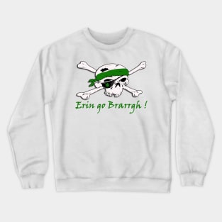 St Patrick's Day Pirate T-Shirt Crewneck Sweatshirt